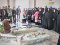 مراسم تجدید میثاق ، گلباران و عطر افشانی در مزار شهدای گمنام دانشگاه های شاهرود 